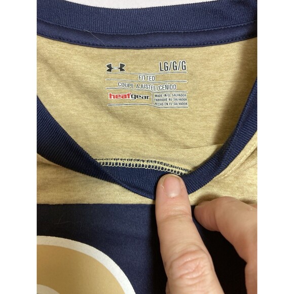 Under Armour Pitt Panthers tank top in navy and gold Size Large - Picture 4 of 4